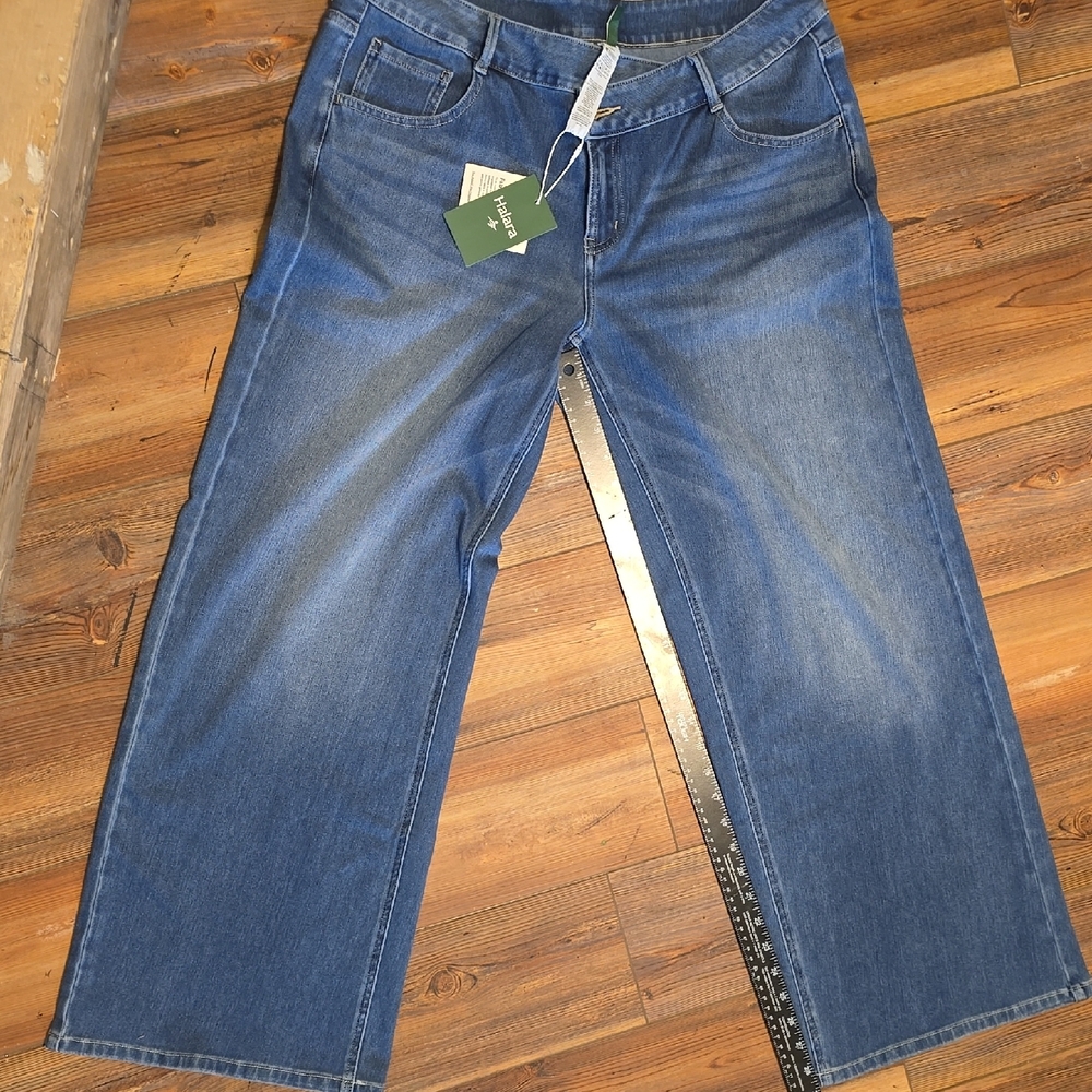 HALARA Blue Flare & Wide Leg Jeans